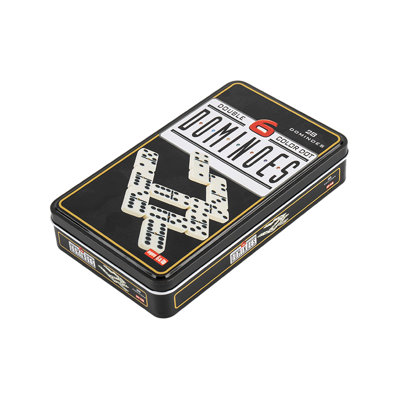 Collezione portatile di Iron Box Double Six Domino 