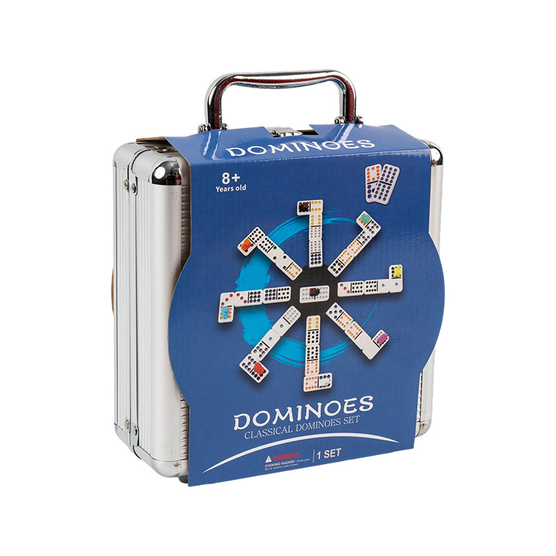 Deluxe Edition Double Dodve Aluminium Box Dominoes