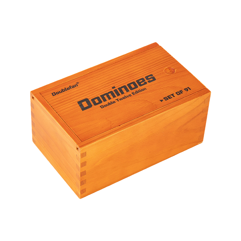 Doppio dodici pois dot in legno domino