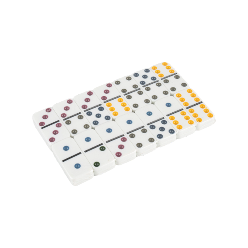 Gioco di base a colori dot domino